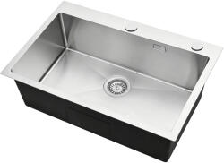 Ruvetti Masivo chiuveta cu dozator 76x50 cm oţel 5002M_BS80_W (5002MBS80W) Chiuveta