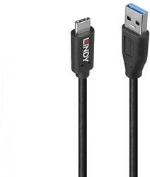Lindy Cablu Lindy 1.5m Usb 3.2 Type-a To Type-c Grs (tata - Tata), Black Line, Supported Bandwidth 10gbps, Negru (LY-36972)