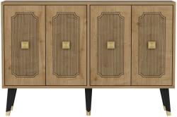  Hanah Home Console Sapphire Oak Gold Desarı - Sapphire Oak, Gold