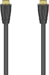 Hama Cablu HDMI si Ethernet HAMA 205343, 3m, 4k, placat aur, negru (4047443465740)