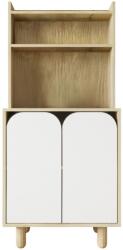  Hanah Home Többcélú szekrény Sapphire Oak White Parma 2 - Sapphire Oak, Fehér