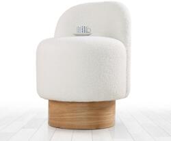  Atelier Del Sofa Pouffe White Monre Teddy - Fehér