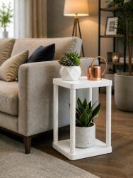  Hanah Home műanyag többcélú polc Sakura 2 - fehér