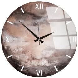 Wallity Dekoratív Üveg Falióra Többszínű Huhu347 - 40 x 40