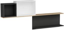 Hanah Home Wall Shelf Atlantic Pine Anthracite White Akser - Atlantic Pine, Anthracite White