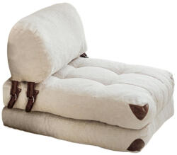  Atelier Del Sofa együléses kanapéágy, krém színű, Fold Teddy - Krém