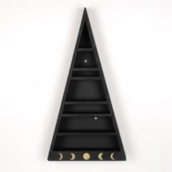  Hanah Home Fali polc Fekete Cry002-S