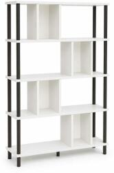  Hanah Home Könyvespolc Peka-0045 - Fehér, Fekete