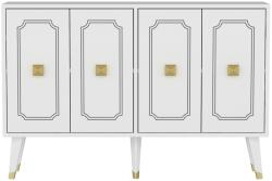  Hanah Home Console White Gold Roland - White, Gold