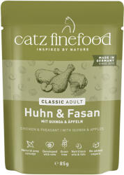Catz Finefood 16x85g catz finefood csirke & fácán tasakos nedves macskatáp