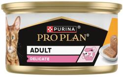 PRO PLAN Delicate Digestion pástétom macskáknak csirke 24 x 85 g
