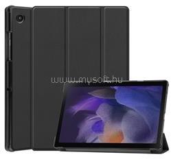 Gigapack Samsung Tab A8 10.5 LTE (2021) GIGAPACK Tok álló, bőr hatású aktív FLIP, asztali tartó, FEKETE (GP-114073) (GP-114073)