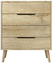 Hanah Home Dresser Sapphire Oak Flora - Sapphire Oak