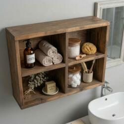  Hanah Home Dekoratív Fa Fali Polc Wooden Raf307