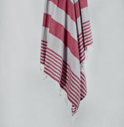  L' essential Maison Fouta (Beach Towel) Grey Red Sultan - Grey, Red