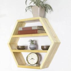  Hanah Home Dekoratív Fa Fali Polc Raf328
