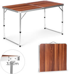 Homelux Masă pliabilă de camping 120x60 cm, cu blat maro (GMFC-FY12060_WODERN)