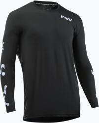 Northwave Férfi kerékpáros hosszú ujjú póló Northwave Xtrail black/ice grey