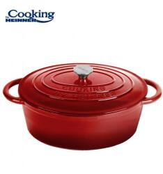 Heinner Semioala Heinner HR-KN-SM29OV, 37x29x15 cm, 9L, fonta, cu capac (HR-KN-SM29OV)