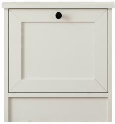  Hanah Home Éjjeliszekrény Matt Fehér Rumy - Rb-168-02