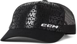 CCM We Are Hockey Meshback Trucker Black Férfibaseballsapka