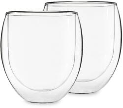 Feelino Ice set 2, teáspohár, 2 db, 320 ml, kiváló minőségű boroszilikát üveg, mosogatógépben mosható (YBXUENAWVB) (YBXUENAWVB)