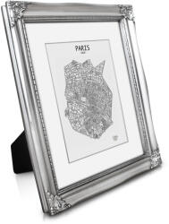 Casa Chic Regent, képkeret, téglalap alakú, 25 x 20 cm-es fotók, paszpartu, üveg, rokokó (ROCOCO-10x8-SLV) (ROCOCO-10x8-SLV) - electronic-star