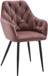  Design fotel, sötét rózsaszín Velvet szövet, VERIO NEW
