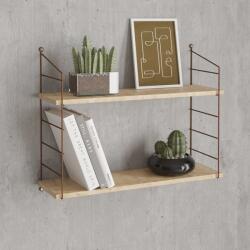 Hanah Home Wall Shelf Oak Armoni 2' li - Oak