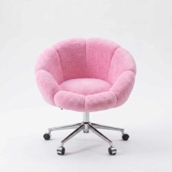  Atelier Del Sofa Füles fotel, világos rózsaszín, Papatya fém - Világos rózsaszín