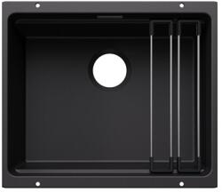 BLANCO Etagon 500-U silgranit mosogatótálca 53x46x21, 2 cm, fekete, lefolyó nélkül (BL-527754)