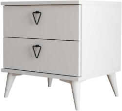  Hanah Home Éjjeliszekrény Fehér Versa-Ce 3634