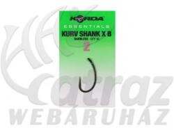 Korda Essentials Kurv Shank X Barbless - 2 - Ponytozó horog (KES013)