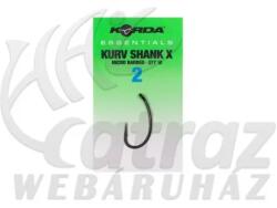Korda Essentials Kurv Shank X Barbed - 2 - Ponytozó horog (KES009)