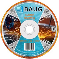 Baug Disc de tăiere pentru metal 125x1, 2x22, 2mm 66104 (B2011) Disc de taiere