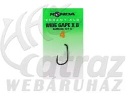Korda Essentials Wide Gape X Barbless - 4 - Pontyozó horog (KES006)