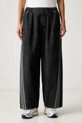 adidas blugi wide leg pentru femei Denim Pack 9BY2-SJDZSD_99J (KV0620)