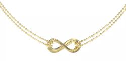 Guess Amore dupla sárga arany színű női nyaklánc JUBN05049JWYGT/U (JUBN05049JWYGT/U)