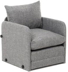  Atelier Del Sofa Saga egyszemélyes kanapéágy, világosszürke