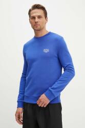 APC A. P. C. pamut melegítőfelső sweat rider - kék M