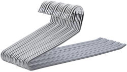 SONGMICS Nadrágakasztó, fém, 20 db, csúszásmentes, helytakarékos, szürke (CRI04G-20)