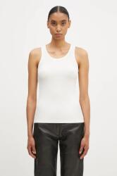 coperni női viszkózzal Rib Logo Tank Top - bézs M