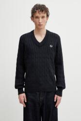 Fred Perry Pulóver férfi - sötétkék XL