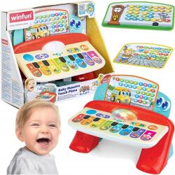Smily Play Érintőképernyős Zongora Interaktív Oktatási Billentyűzet Orgona Állatok Winfun (230801)