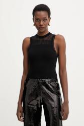 Patrizia Pepe top - fekete 38 - answear - 45 990 Ft