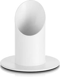 Romadedi fém gyertyatartó keresztelő/kommunió dekorációhoz - fehér - 4 cm