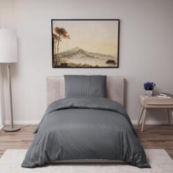 Dreamzie mikroszálas ágyneműhuzat szett - sötétszürke - 135x200 cm + 80x80 cm