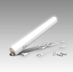 B. K. Licht LED lámpasor kapcsolóval, semleges fehér fény, bővíthető, 87, 3x2, 2x3 cm, fehér, konyhai szekrény alatti világítás