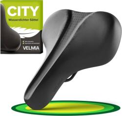 VELMIA Vízálló Ergonomikus Kerékpárnyereg - fekete