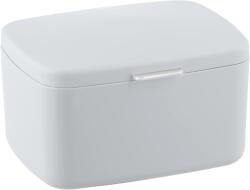 Wenko Barcelona fürdőszobai tárolódoboz fedéllel antracit 19, 5x11x16cm - White